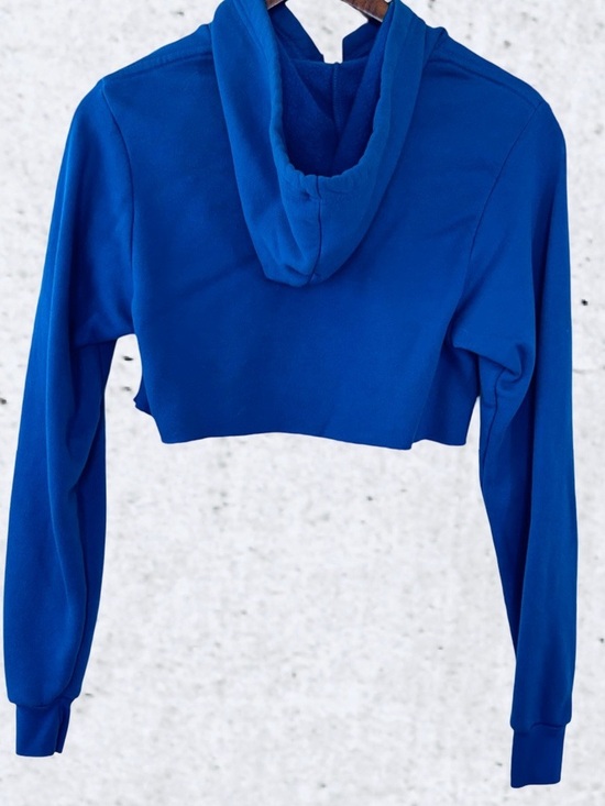 Bella Canvas Tops - Bella Canvas Royal Blue Cropped Hoodie - Women's Lightweight Pullover